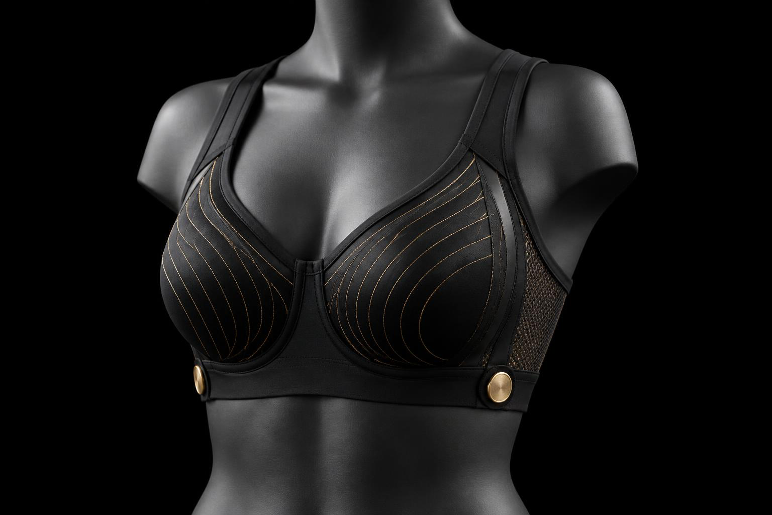 Diana Cuervo Performance Apparel Design — Super Sport Bra — Cone & Coin design study